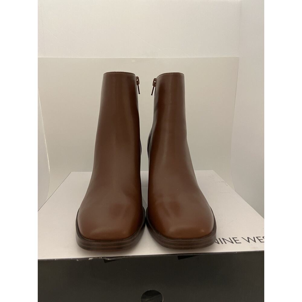 Nine West Caramel Amatto Booties Womens Shoes, Med BROWN210, Size 9